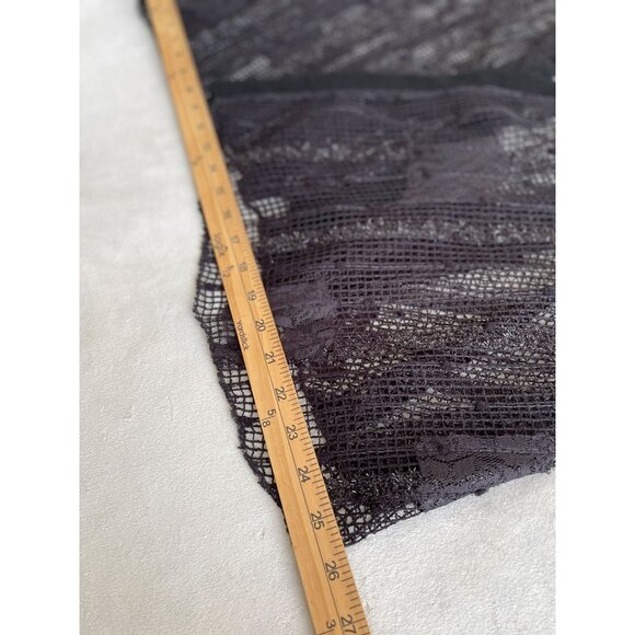 Yon Sheer Black Lace Shrug 3/4 Sleeves Lightweight Elegant One Size Whimsigoth - Picture 6 of 11